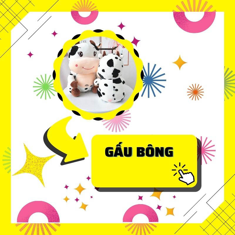 Gấu bông bò sữa