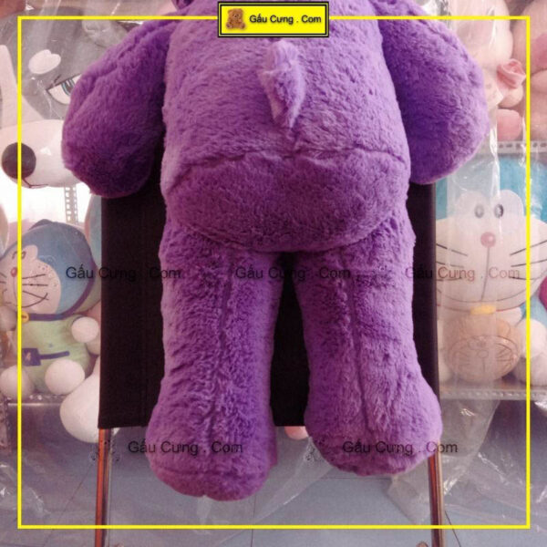 gau bong teddy mau tim long tho gy0003 ted anh thuc te 8